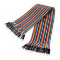 CABLES DUPONT 10CM MACHO-MACHO 40 PZAS $35